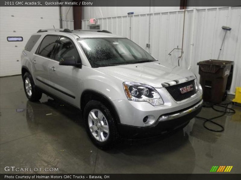 Quicksilver Metallic / Ebony 2011 GMC Acadia SL