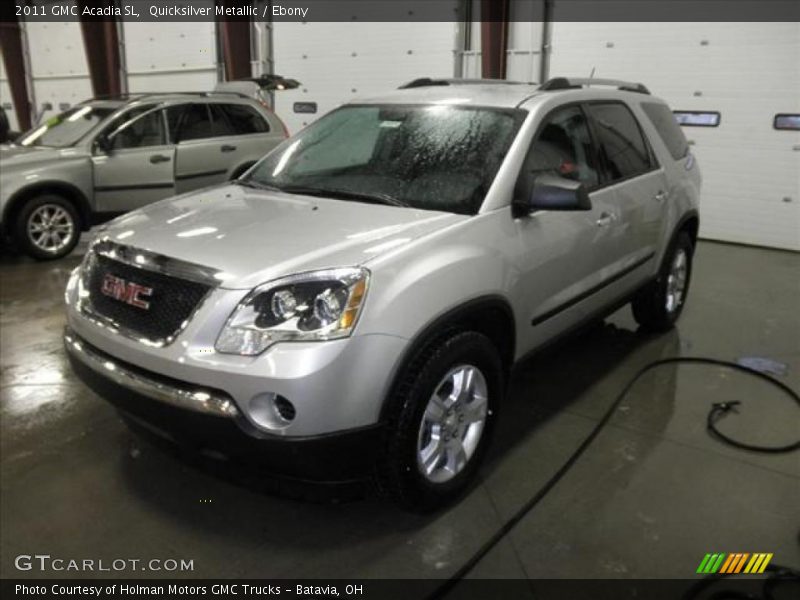 Quicksilver Metallic / Ebony 2011 GMC Acadia SL