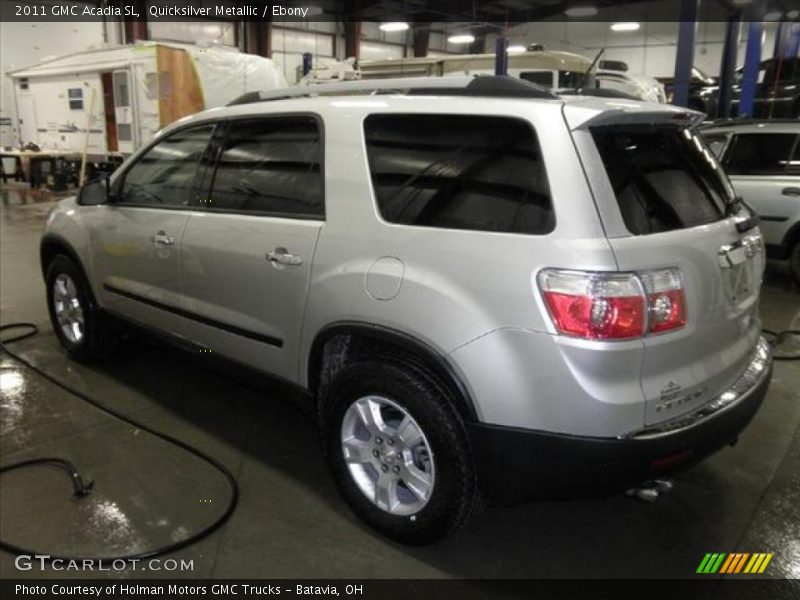 Quicksilver Metallic / Ebony 2011 GMC Acadia SL