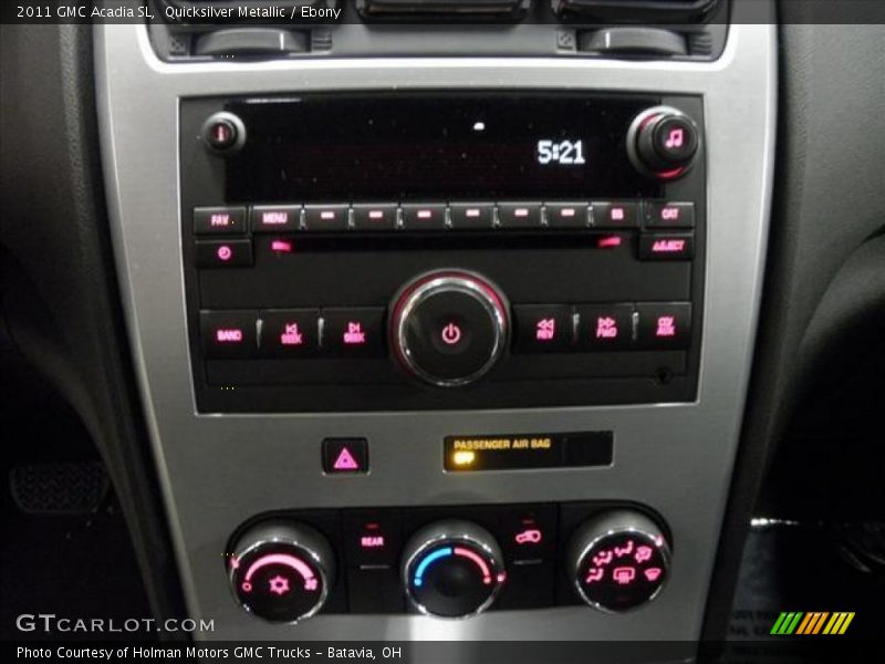 Quicksilver Metallic / Ebony 2011 GMC Acadia SL