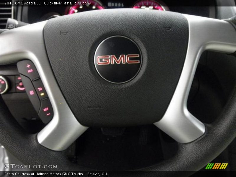 Quicksilver Metallic / Ebony 2011 GMC Acadia SL