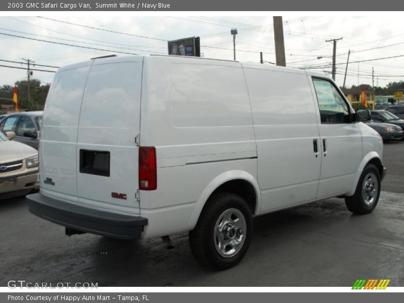 Summit White / Navy Blue 2003 GMC Safari Cargo Van