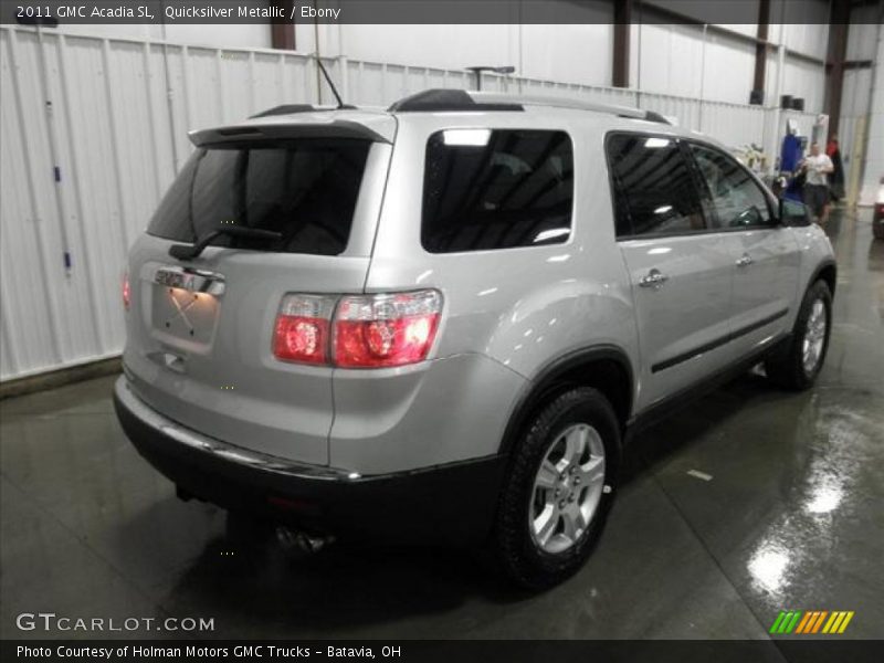 Quicksilver Metallic / Ebony 2011 GMC Acadia SL