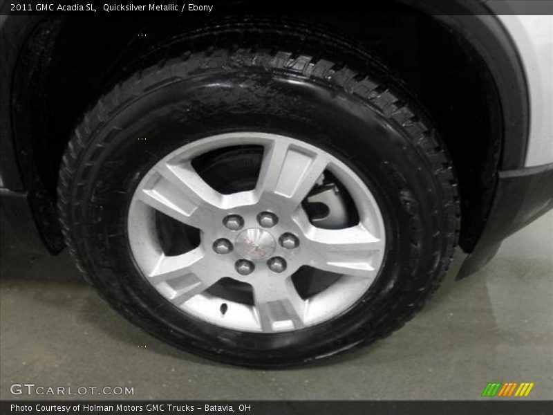 Quicksilver Metallic / Ebony 2011 GMC Acadia SL