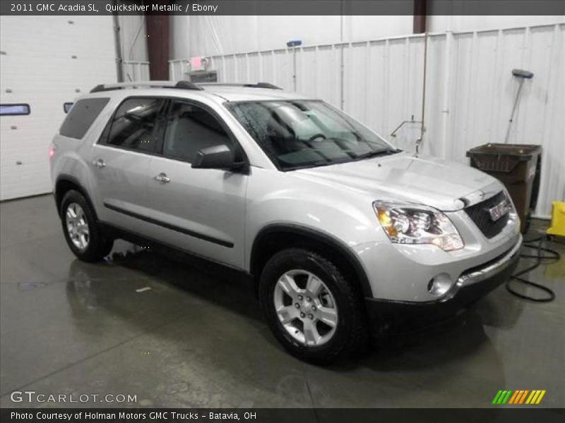 Quicksilver Metallic / Ebony 2011 GMC Acadia SL