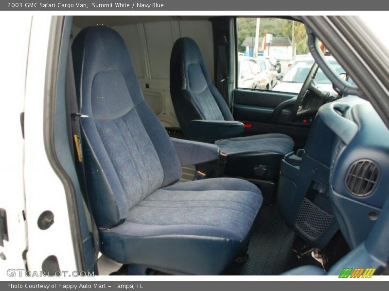 Summit White / Navy Blue 2003 GMC Safari Cargo Van
