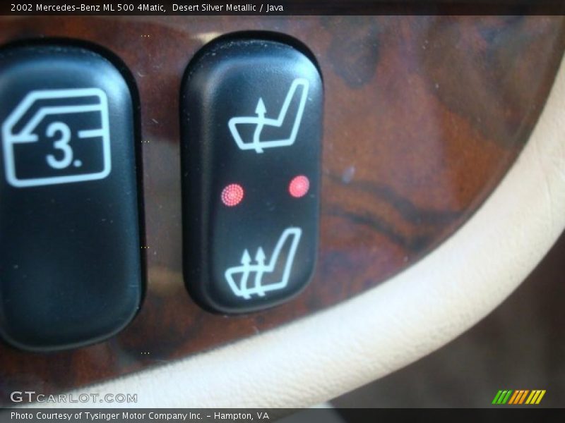 Desert Silver Metallic / Java 2002 Mercedes-Benz ML 500 4Matic