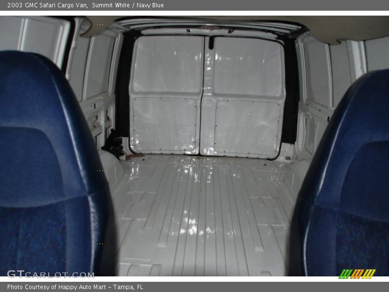 Summit White / Navy Blue 2003 GMC Safari Cargo Van