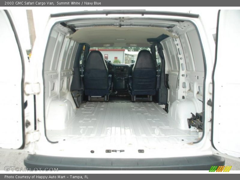 Summit White / Navy Blue 2003 GMC Safari Cargo Van