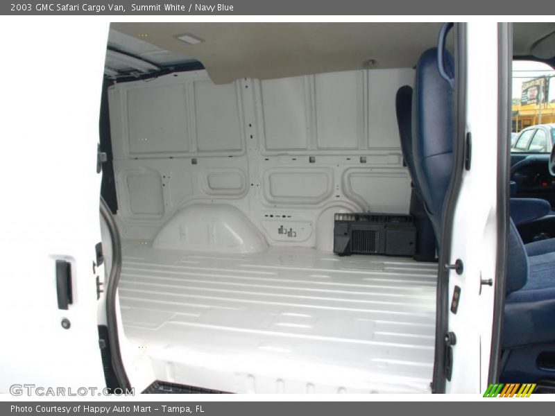 Summit White / Navy Blue 2003 GMC Safari Cargo Van