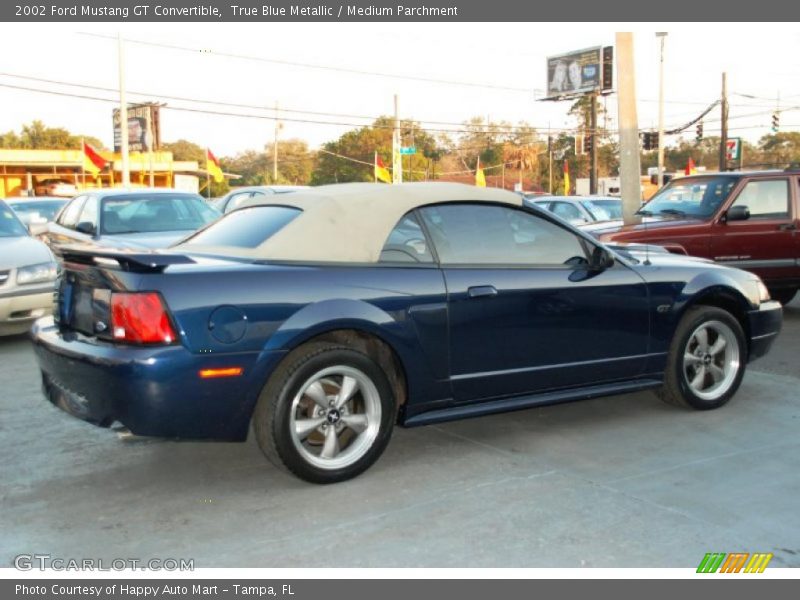  2002 Mustang GT Convertible True Blue Metallic