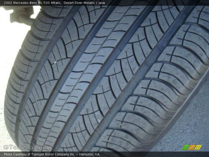 Desert Silver Metallic / Java 2002 Mercedes-Benz ML 500 4Matic