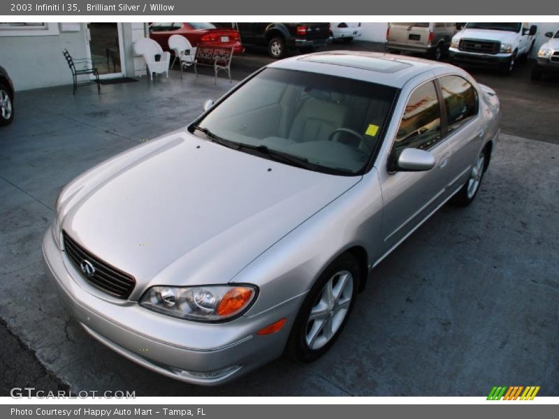 Brilliant Silver / Willow 2003 Infiniti I 35