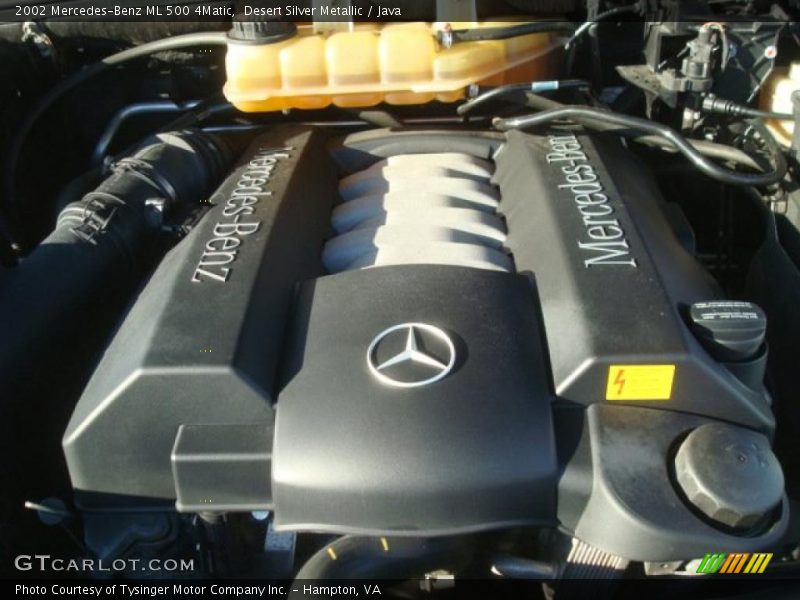  2002 ML 500 4Matic Engine - 5.0 Liter SOHC 24-Valve V8