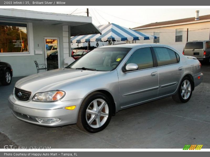 Brilliant Silver / Willow 2003 Infiniti I 35