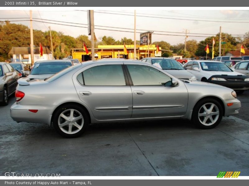 Brilliant Silver / Willow 2003 Infiniti I 35