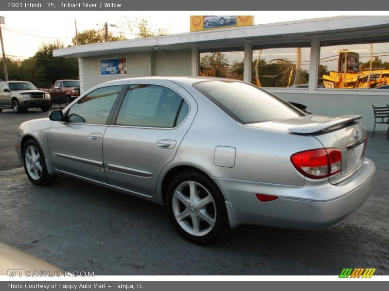 Brilliant Silver / Willow 2003 Infiniti I 35