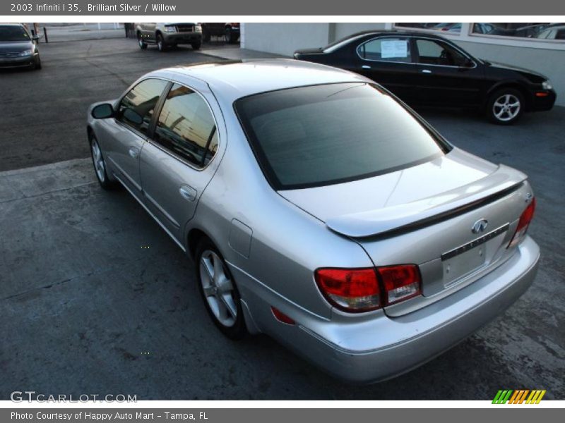 Brilliant Silver / Willow 2003 Infiniti I 35