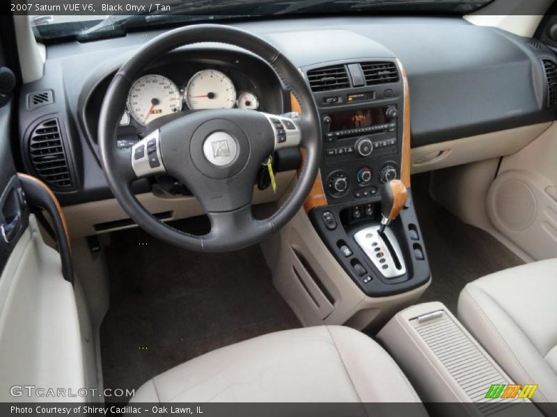 Black Onyx / Tan 2007 Saturn VUE V6