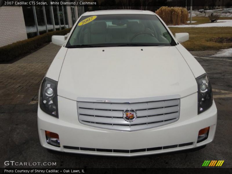 White Diamond / Cashmere 2007 Cadillac CTS Sedan