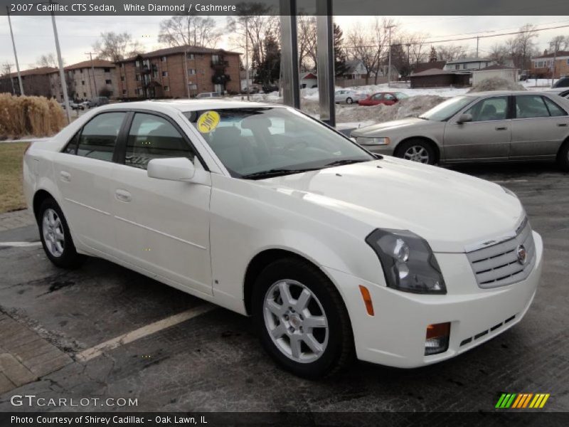 White Diamond / Cashmere 2007 Cadillac CTS Sedan