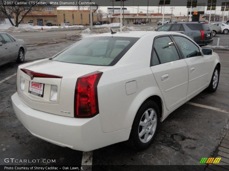 White Diamond / Cashmere 2007 Cadillac CTS Sedan