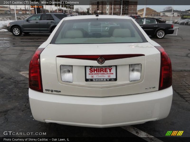 White Diamond / Cashmere 2007 Cadillac CTS Sedan
