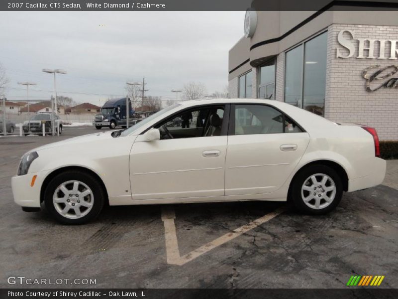 White Diamond / Cashmere 2007 Cadillac CTS Sedan