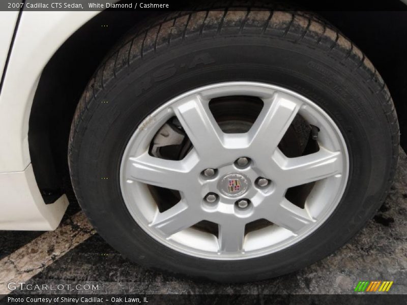 White Diamond / Cashmere 2007 Cadillac CTS Sedan