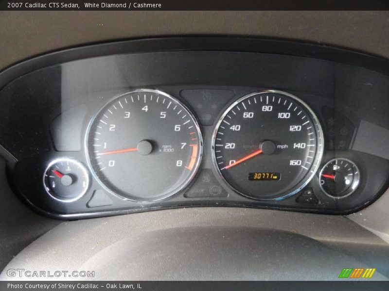 White Diamond / Cashmere 2007 Cadillac CTS Sedan