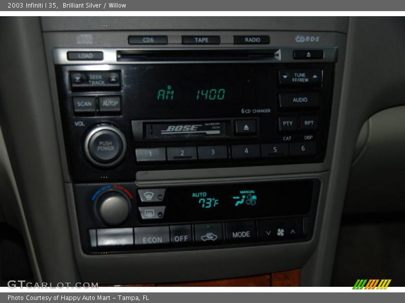 Brilliant Silver / Willow 2003 Infiniti I 35