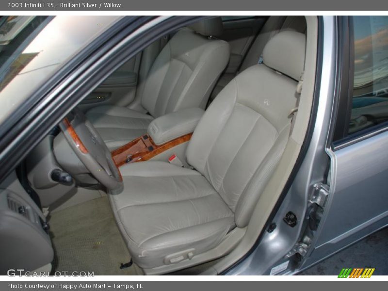 Brilliant Silver / Willow 2003 Infiniti I 35
