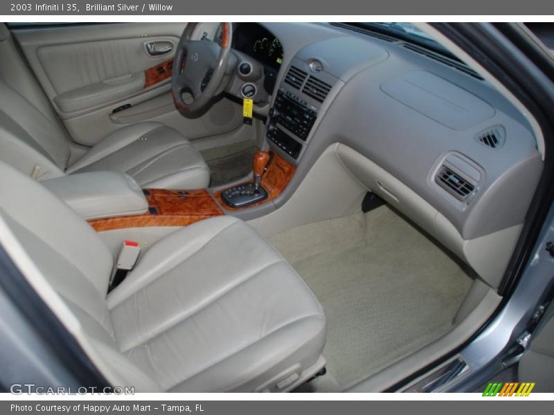 Brilliant Silver / Willow 2003 Infiniti I 35