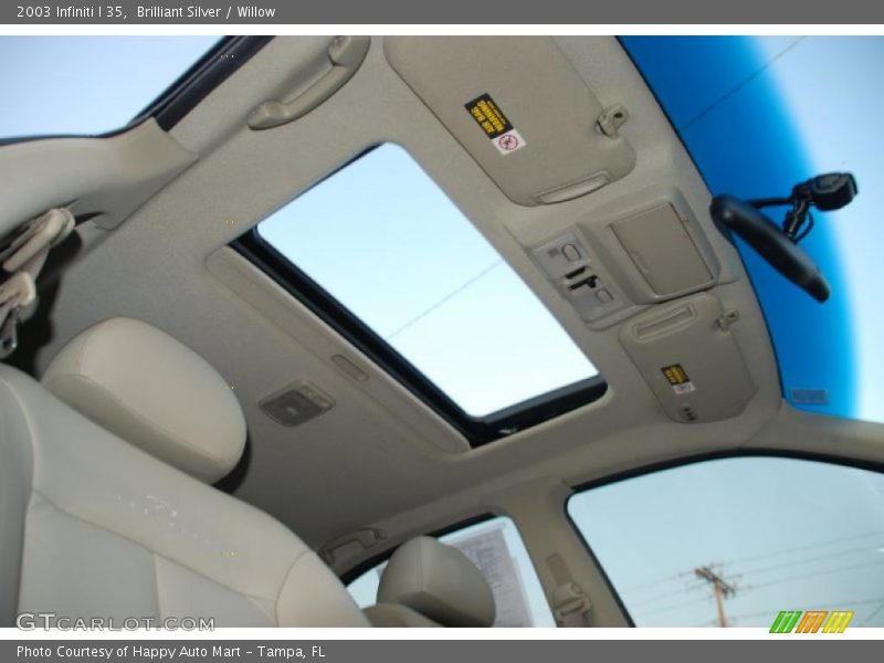 Brilliant Silver / Willow 2003 Infiniti I 35