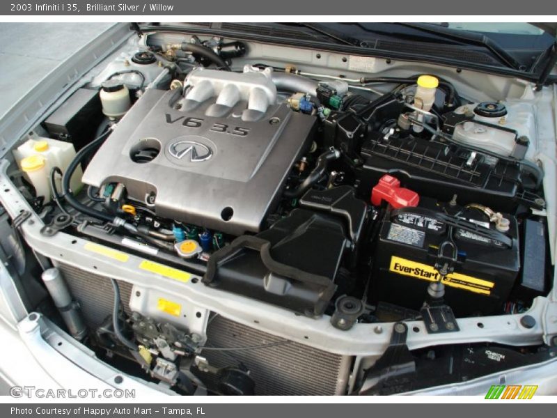Brilliant Silver / Willow 2003 Infiniti I 35