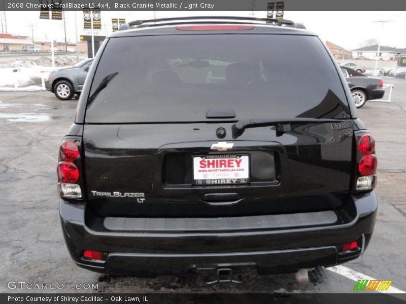 Black Granite Metallic / Light Gray 2008 Chevrolet TrailBlazer LS 4x4