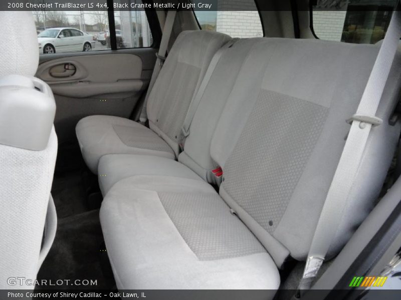 Black Granite Metallic / Light Gray 2008 Chevrolet TrailBlazer LS 4x4