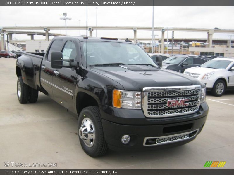 Front 3/4 View of 2011 Sierra 3500HD Denali Crew Cab 4x4 Dually