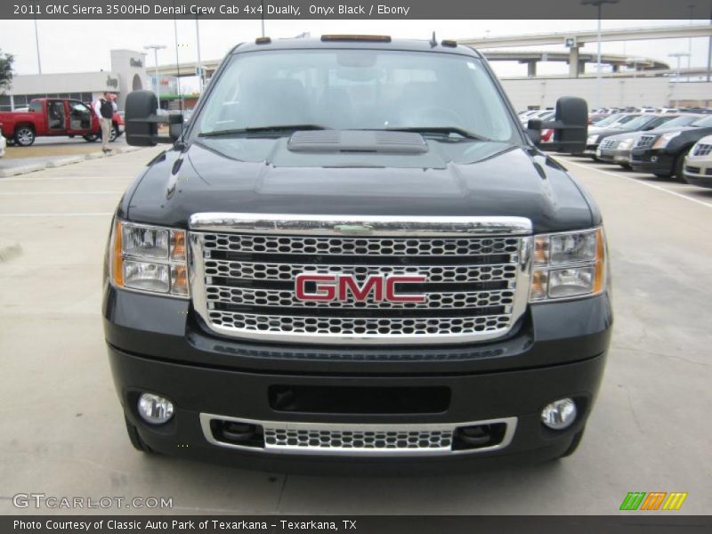 Onyx Black / Ebony 2011 GMC Sierra 3500HD Denali Crew Cab 4x4 Dually