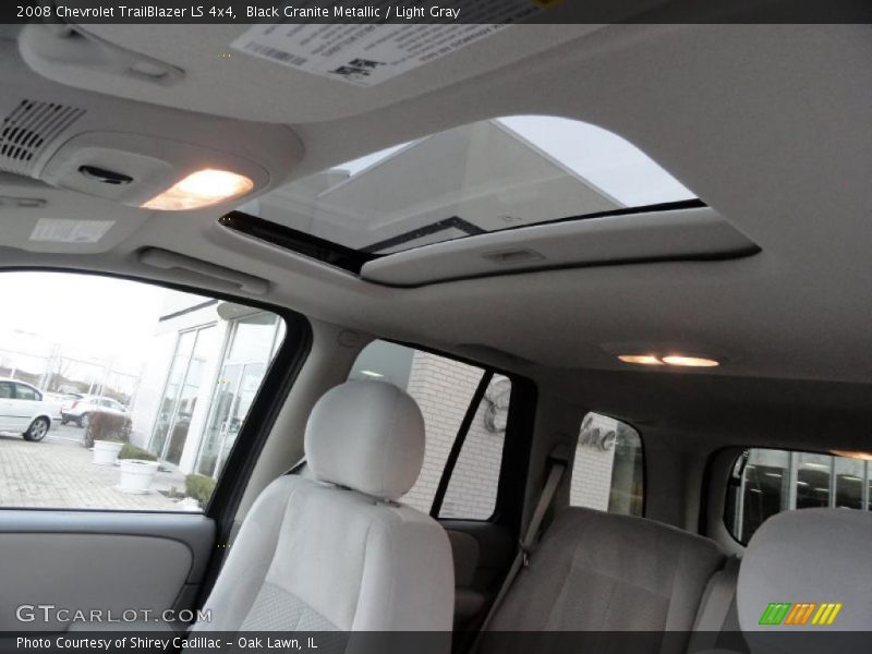 Black Granite Metallic / Light Gray 2008 Chevrolet TrailBlazer LS 4x4