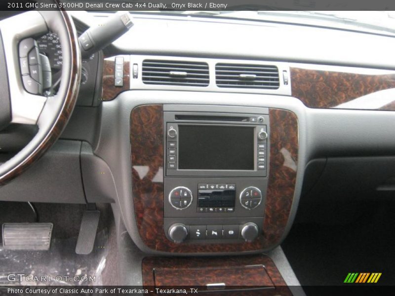 Onyx Black / Ebony 2011 GMC Sierra 3500HD Denali Crew Cab 4x4 Dually