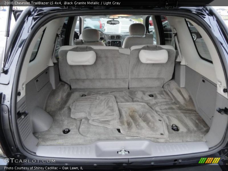 Black Granite Metallic / Light Gray 2008 Chevrolet TrailBlazer LS 4x4