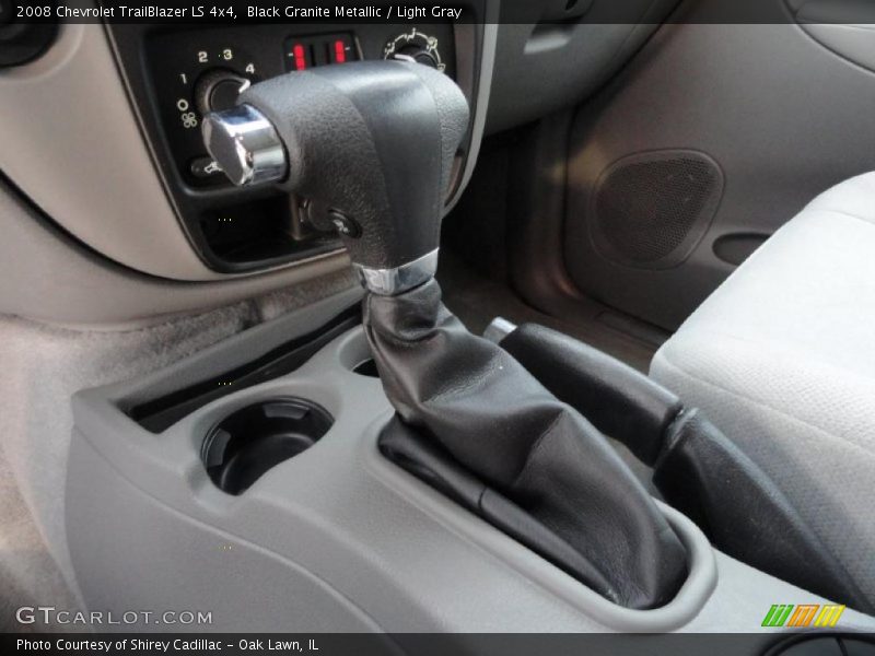 Black Granite Metallic / Light Gray 2008 Chevrolet TrailBlazer LS 4x4