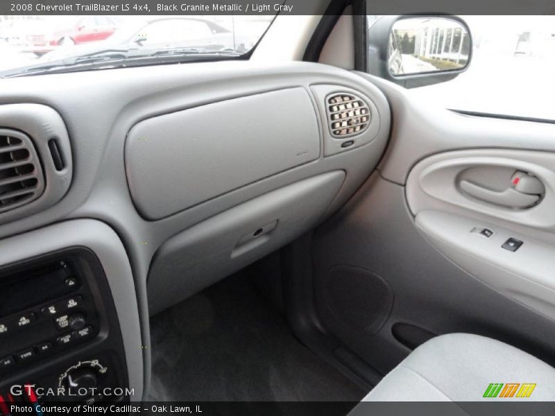 Black Granite Metallic / Light Gray 2008 Chevrolet TrailBlazer LS 4x4