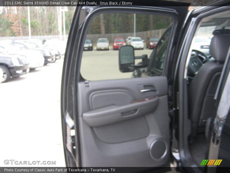 Onyx Black / Ebony 2011 GMC Sierra 3500HD Denali Crew Cab 4x4 Dually