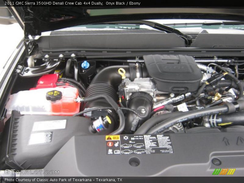  2011 Sierra 3500HD Denali Crew Cab 4x4 Dually Engine - 6.6 Liter OHV 32-Valve Duramax Turbo-Diesel V8