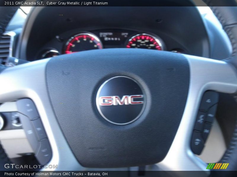 Cyber Gray Metallic / Light Titanium 2011 GMC Acadia SLT