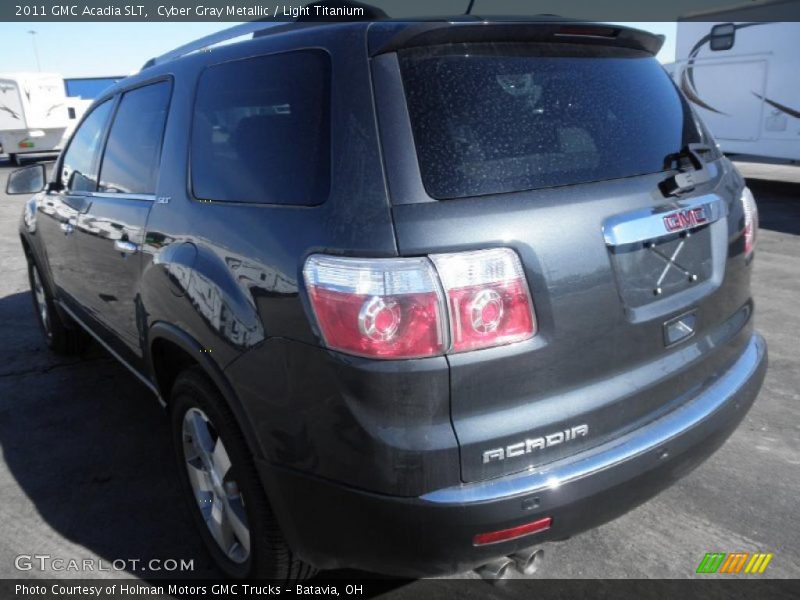 Cyber Gray Metallic / Light Titanium 2011 GMC Acadia SLT