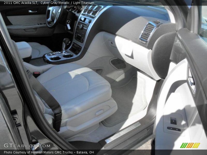 Cyber Gray Metallic / Light Titanium 2011 GMC Acadia SLT