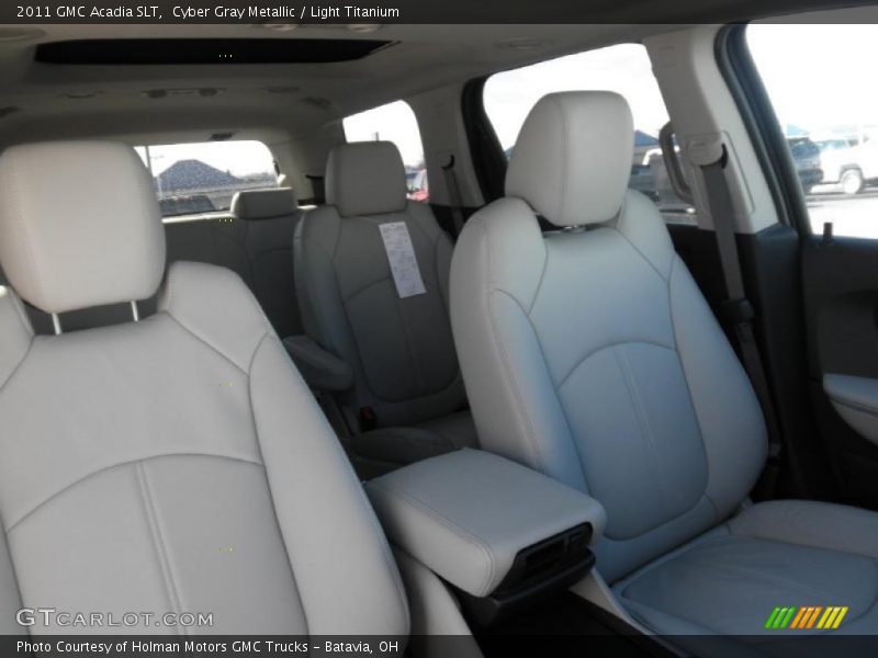 Cyber Gray Metallic / Light Titanium 2011 GMC Acadia SLT